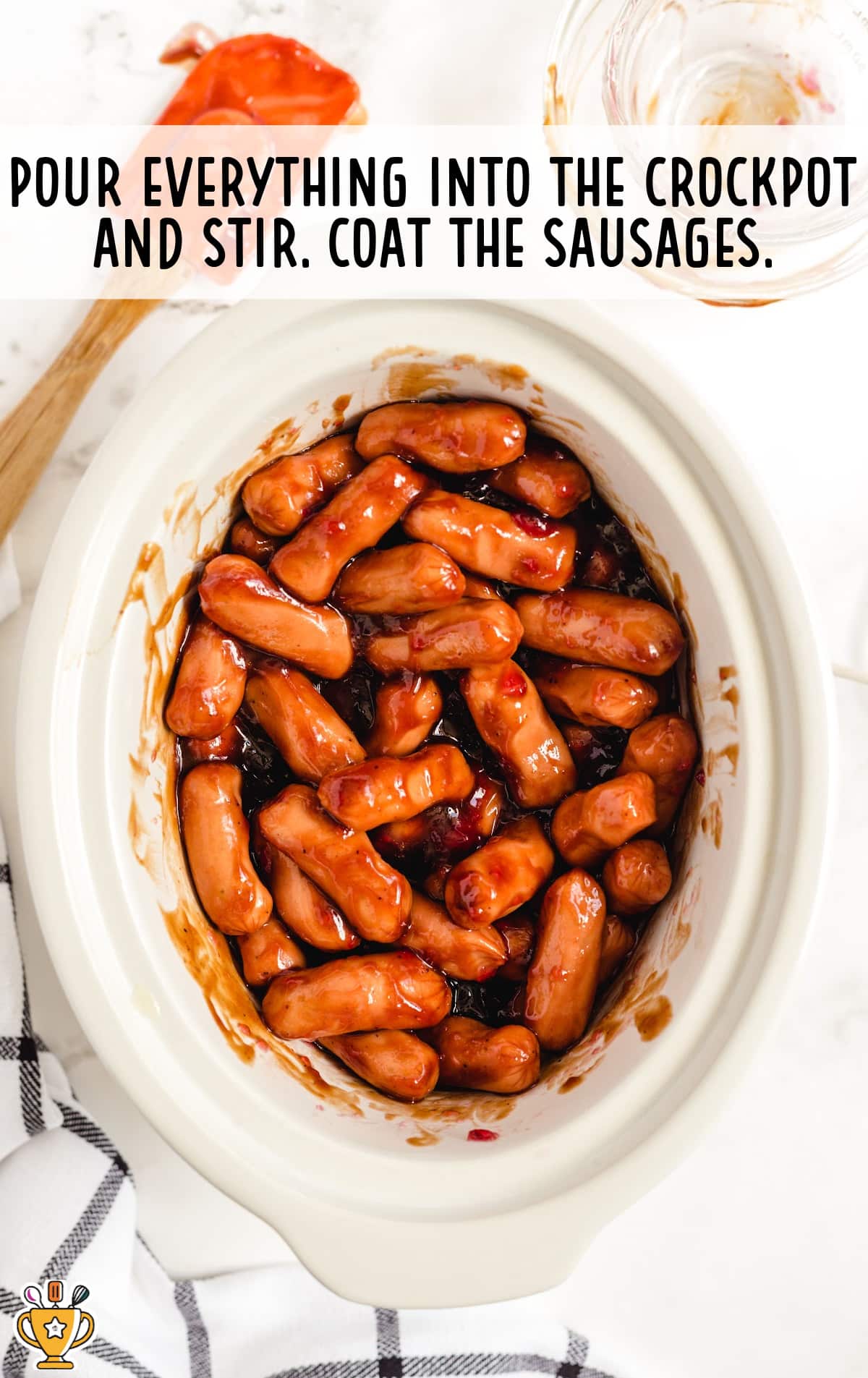 BBQ Little Smokies in a crockpot