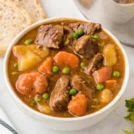 a bowl full of Beef Stew
