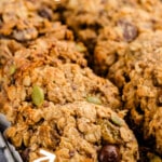 Breakfast Cookies in a baking tin