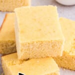 pieces of Cornbread stacked together