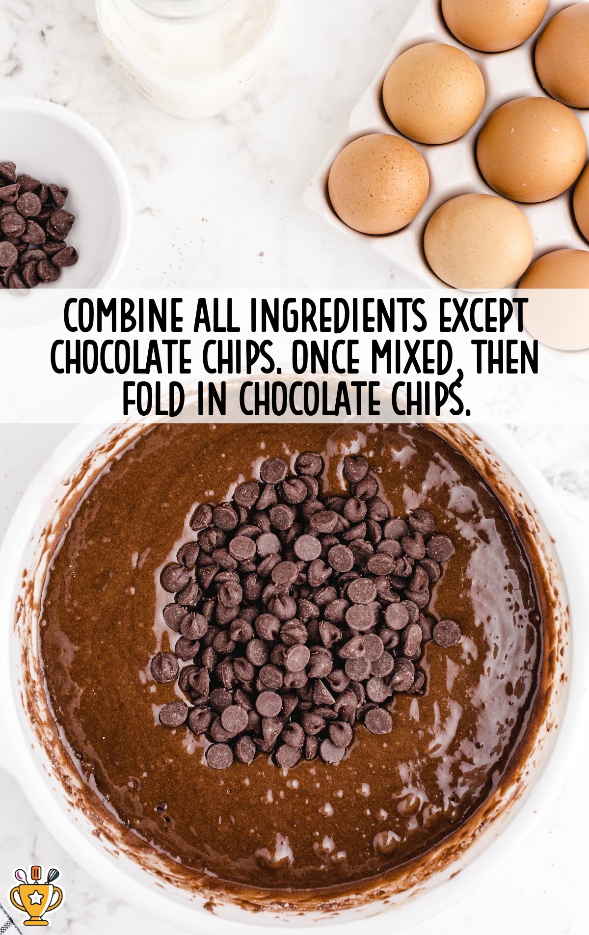 all ingredients combined in a bowl