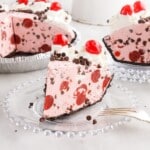 a piece of Chocolate Cherry Pie