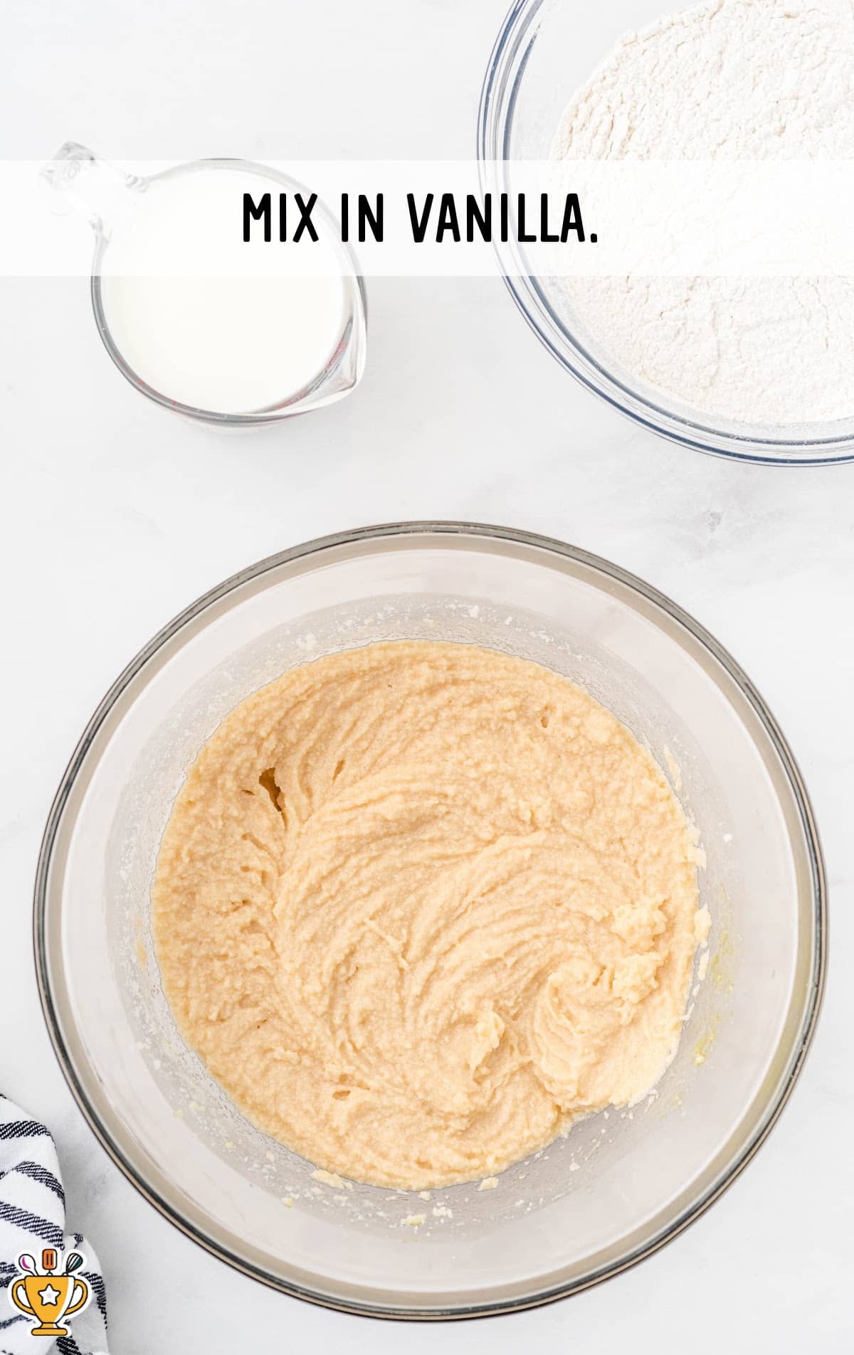 Cookie Dough Cupcakes mixture in a bowl