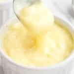 a bowl full of Custard