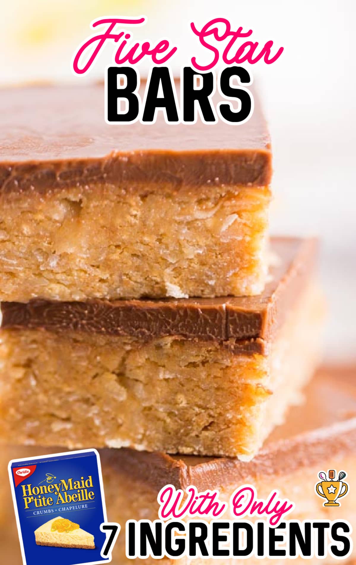 Five Star Bars stacked up in a pile.