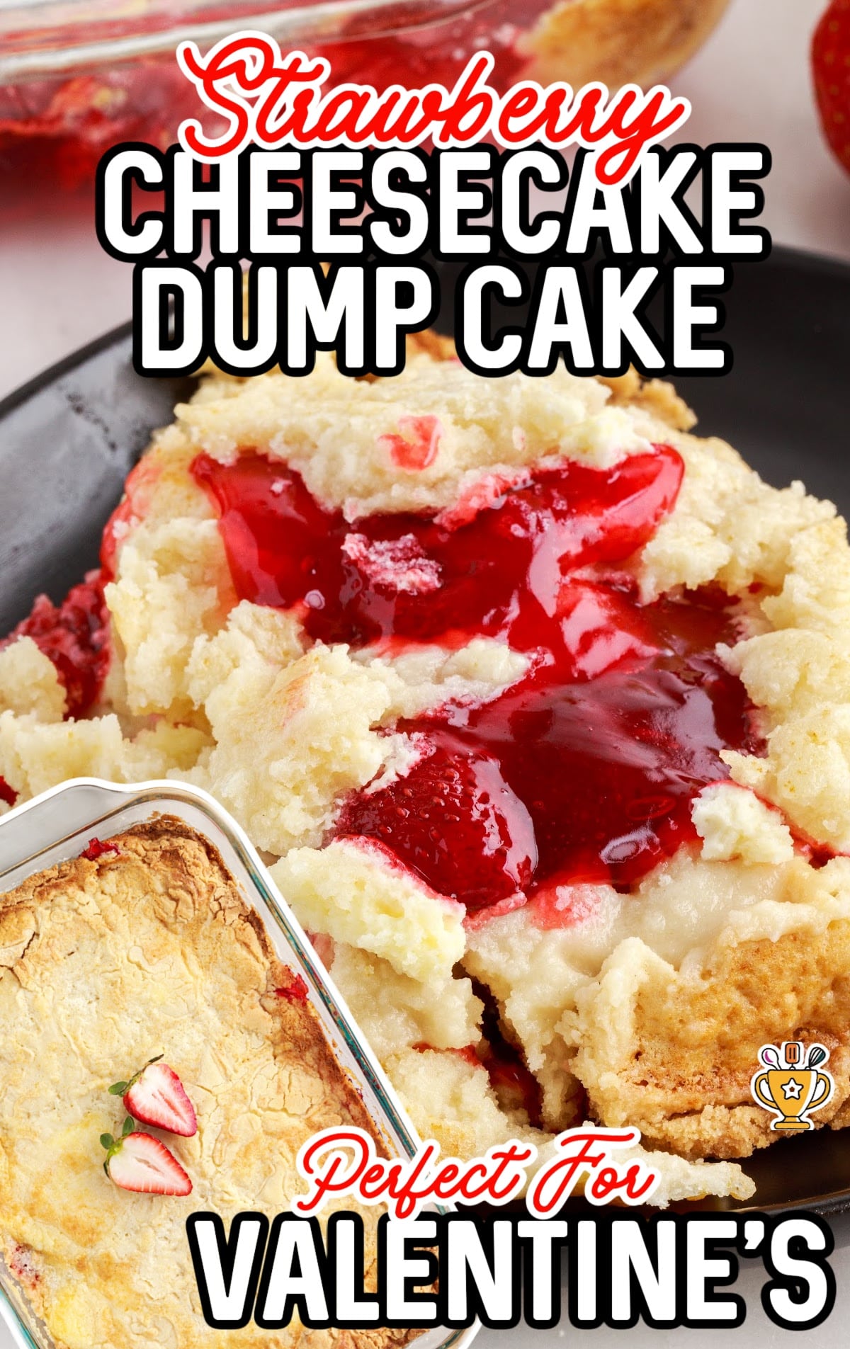 Strawberry Cheesecake on a plate