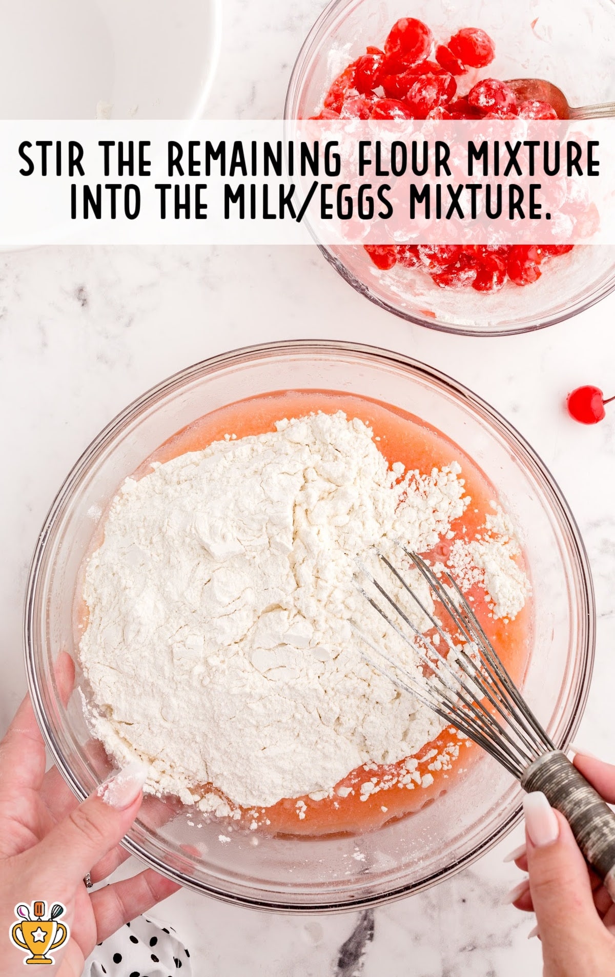 flour mixture in a bowl