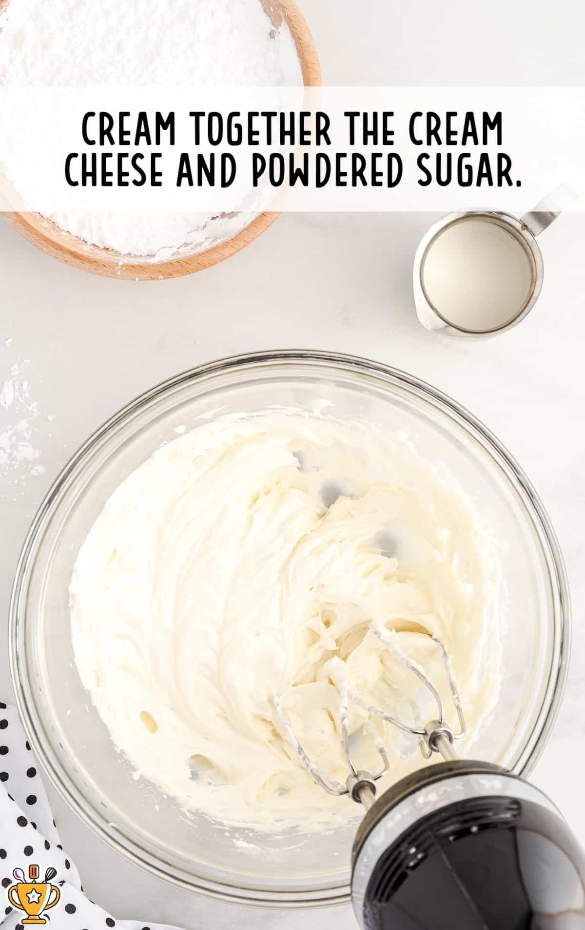 The cheesecake mixture is in a bowl.
