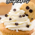 a Cookie Dough Cupcake
