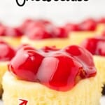 Mini Cherry Cheesecake
