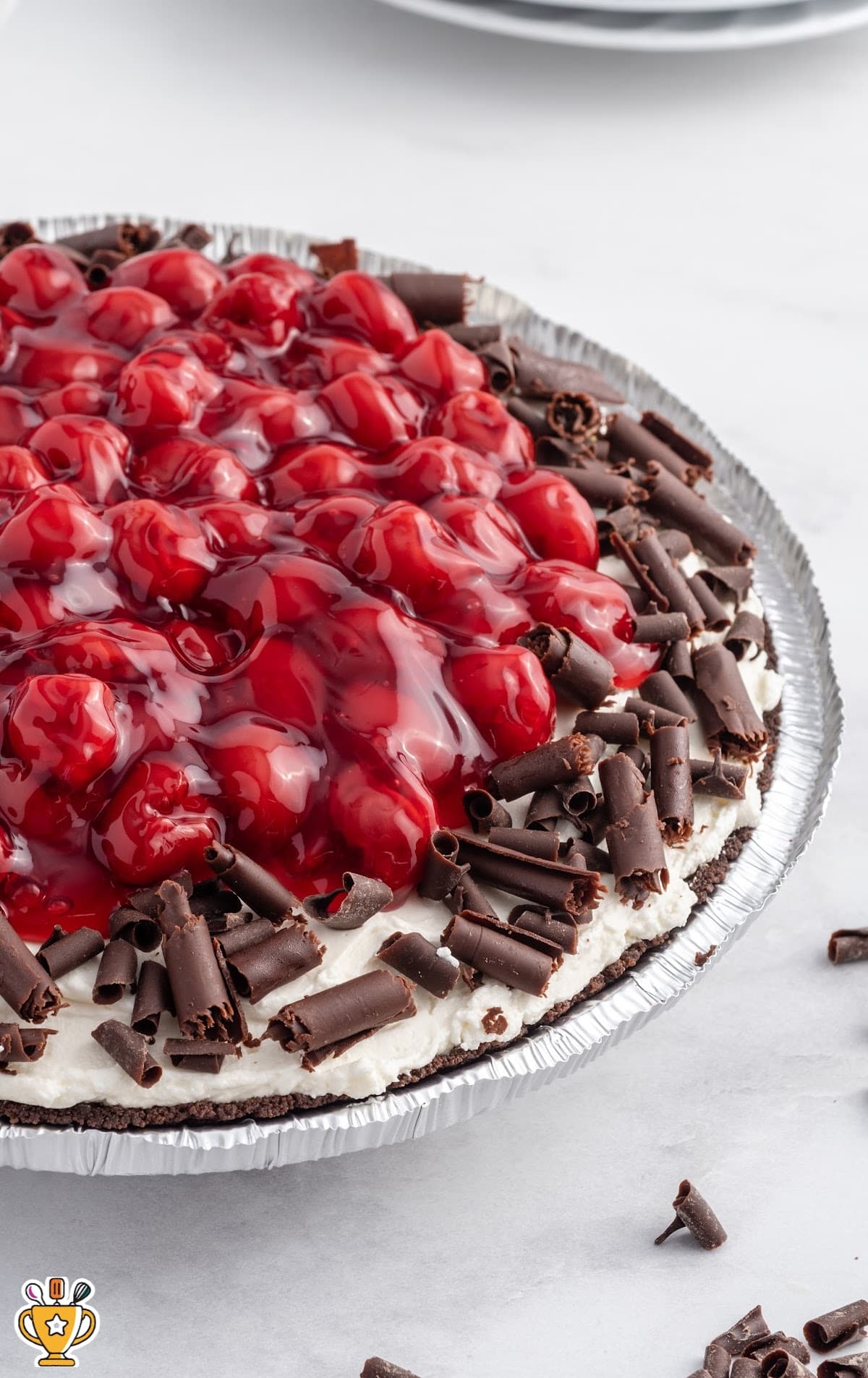 No Bake Black Forest Cheesecake