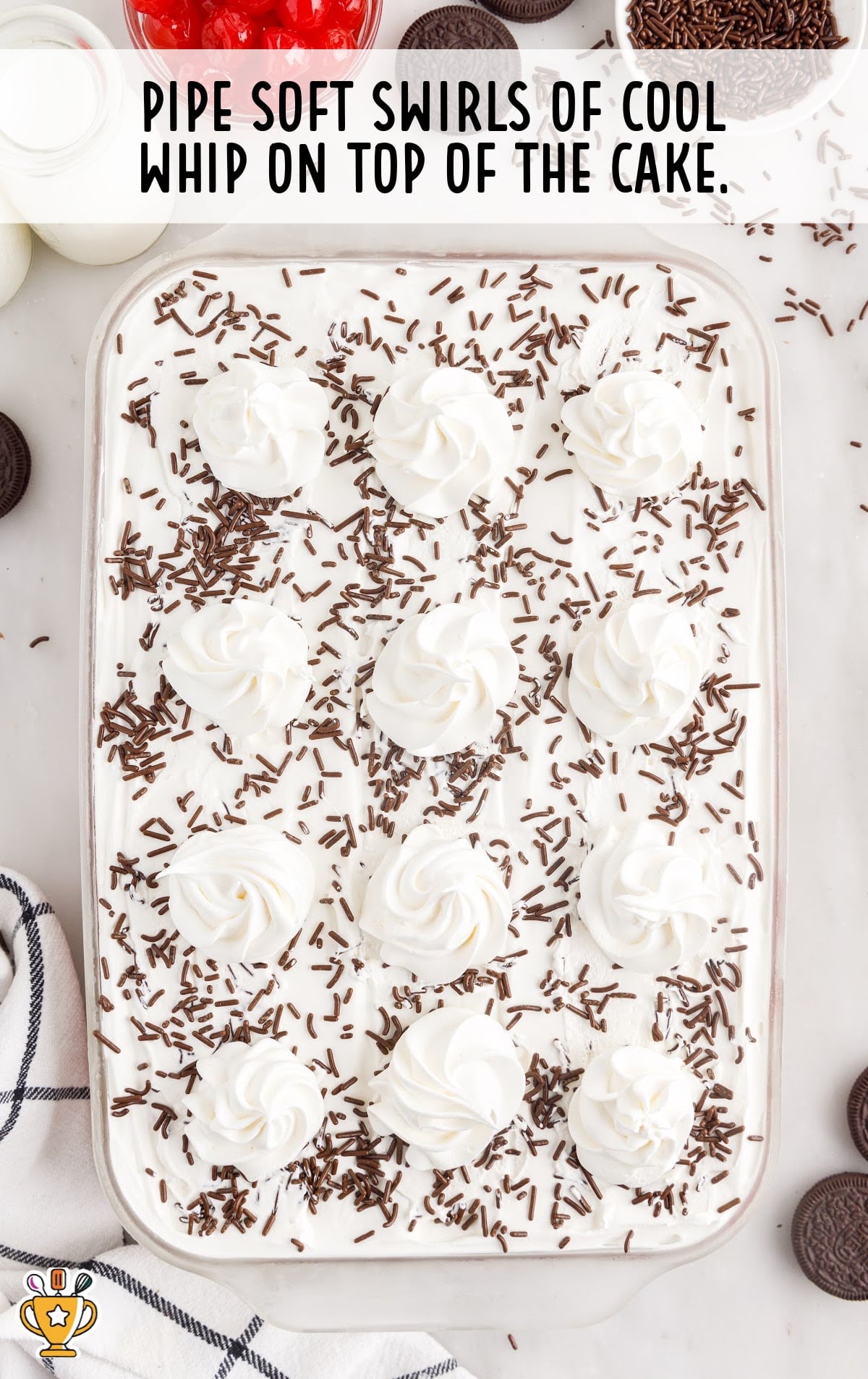 No Bake Chocolate Cherry Lush
