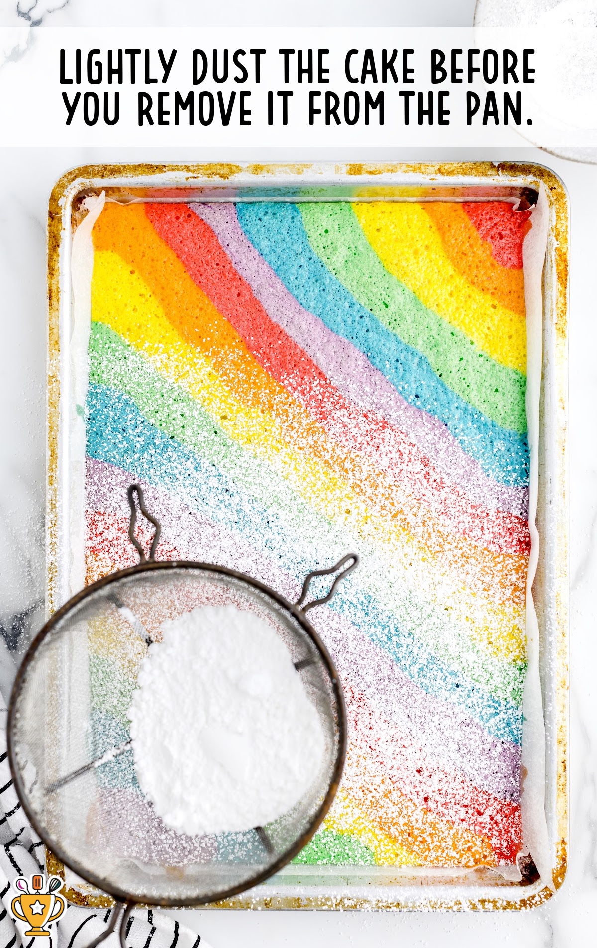 Rainbow Roll Cake