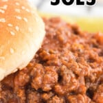 Homemade Sloppy Joes
