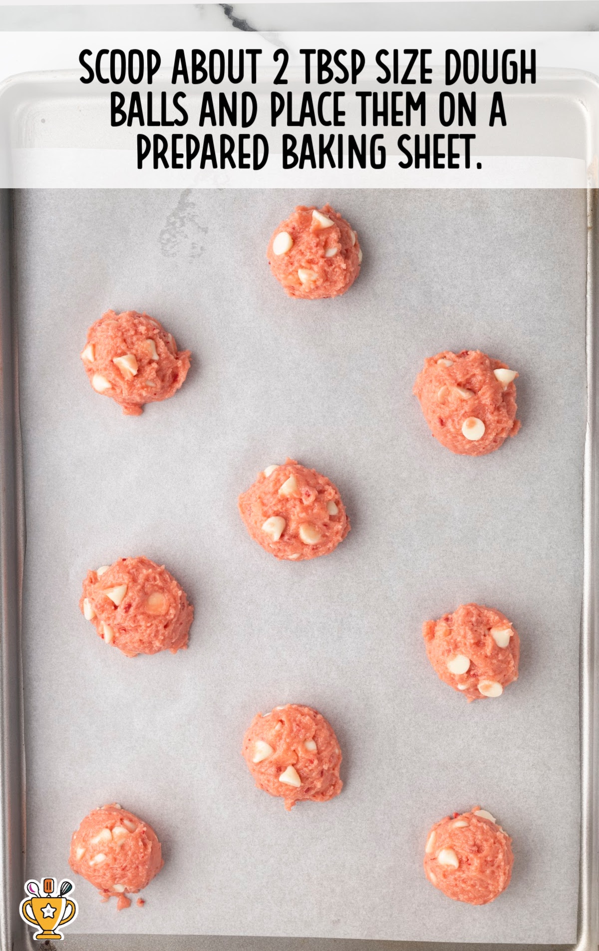 dough balls on a baking pan