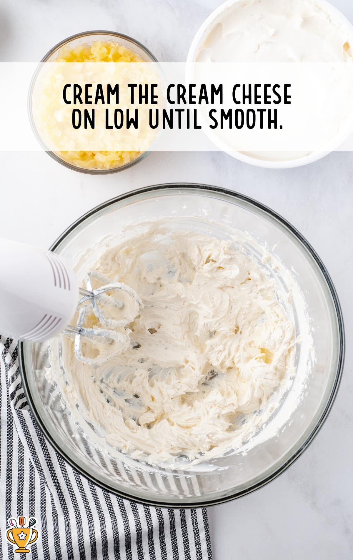 cream cheese in a bowl