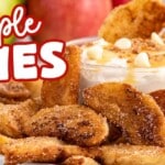 a plate full of Apple Fries