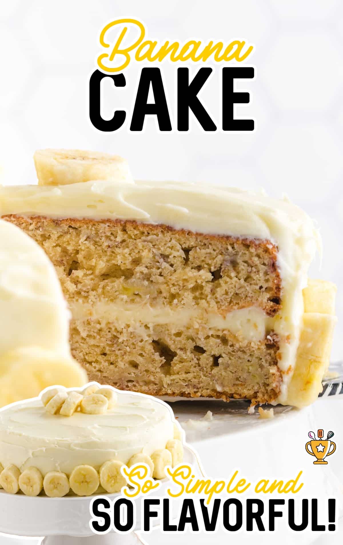 a piece of Banana Cake