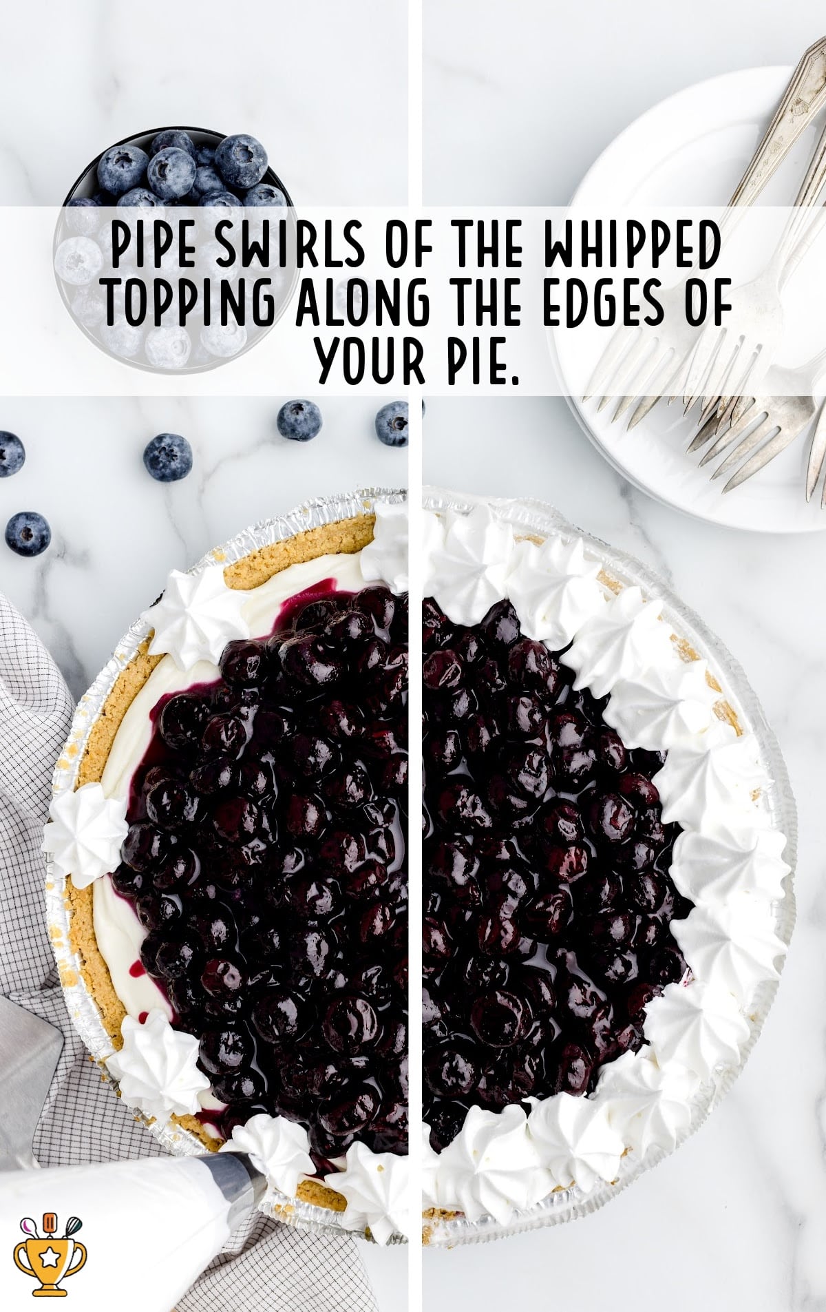 Blueberry Cream Cheese Pie