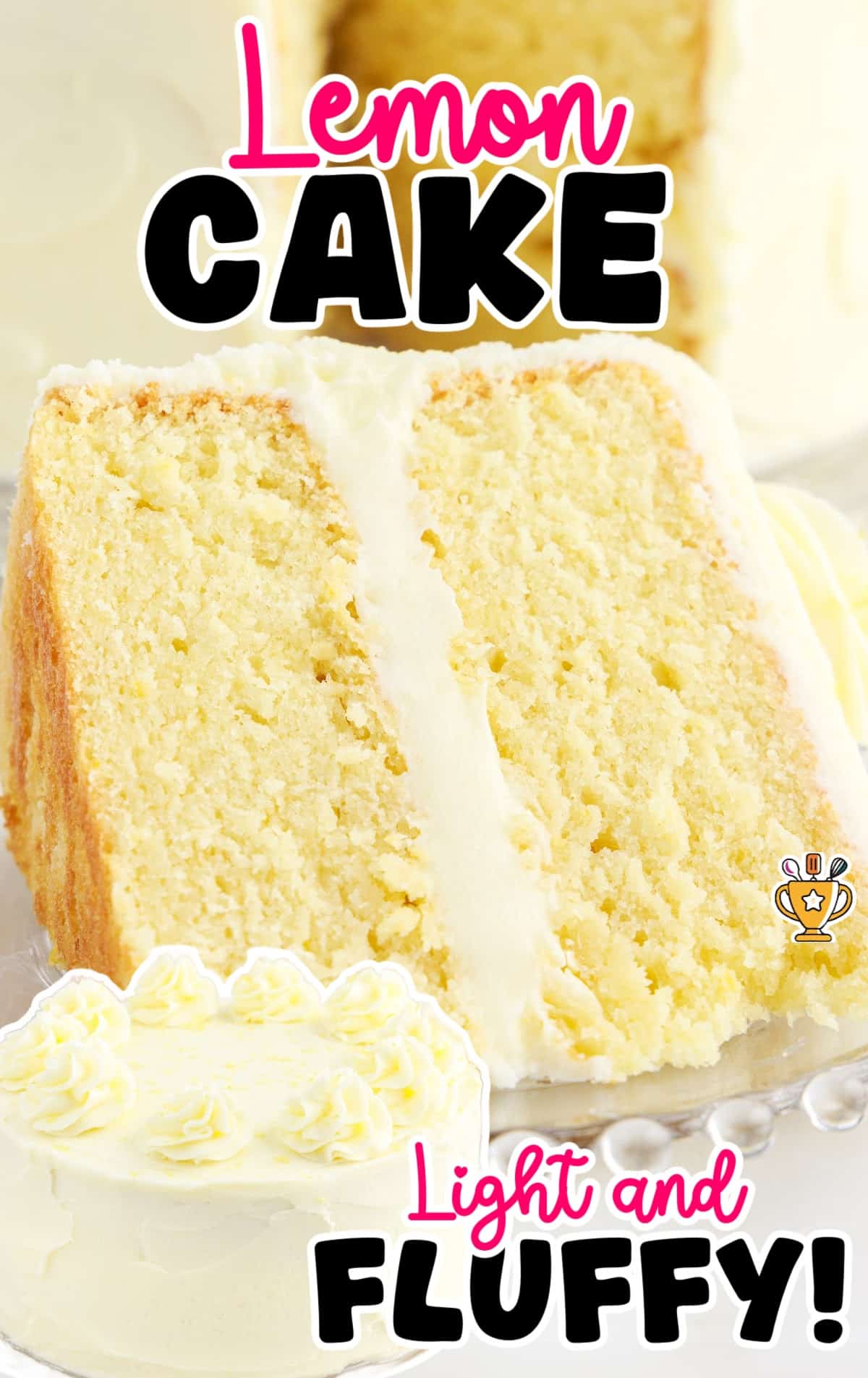 a piece of Lemon Cake on a plate