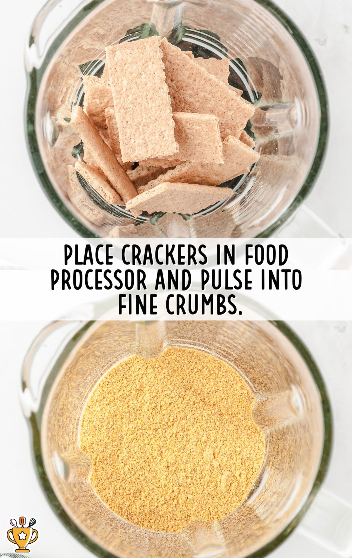 crackers placed in a food processor and pulsed into fine crumbs