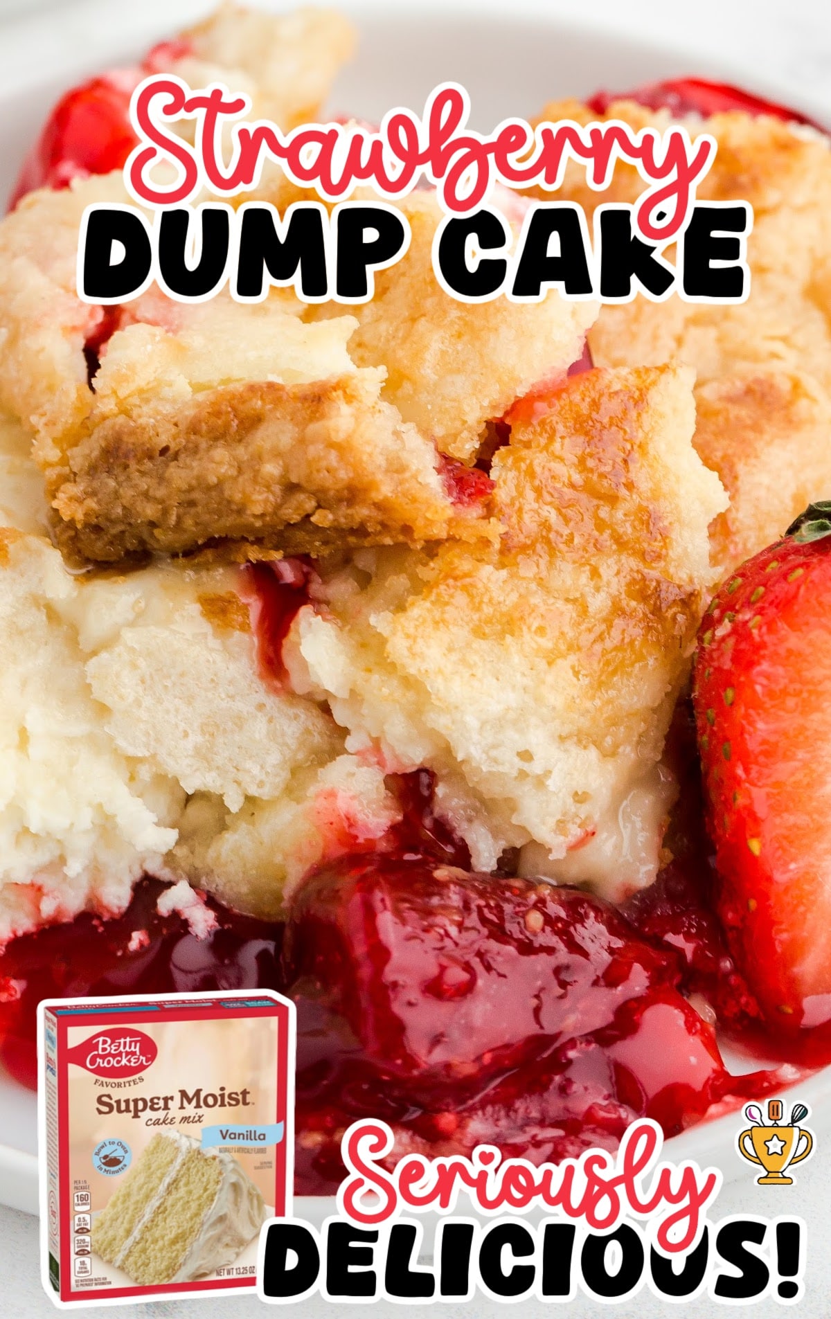 Strawberry Dump Cake