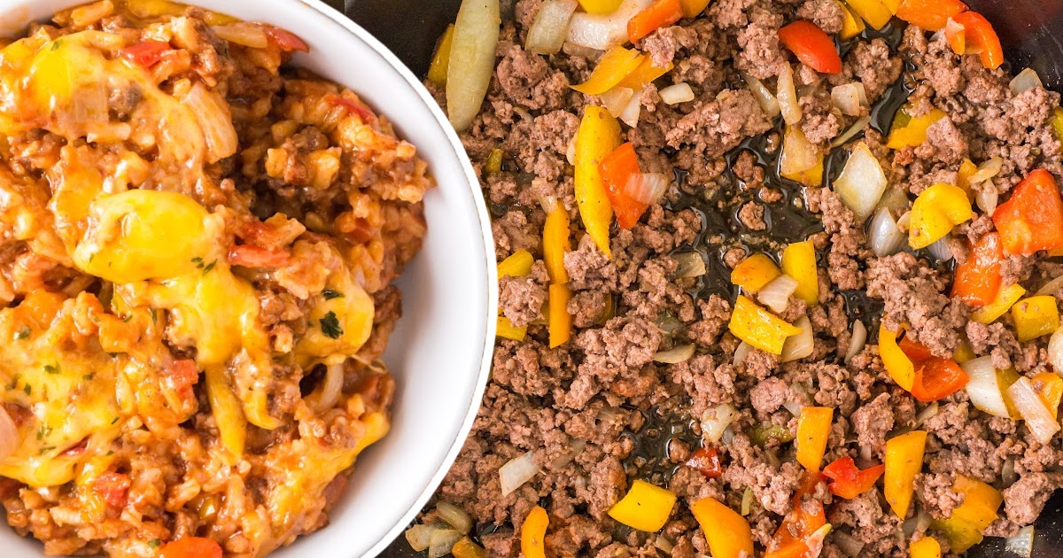 Unstuffed Pepper Casserole in a bowl