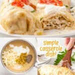 White Chicken Enchiladas
