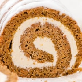a Carrot Cake Roll