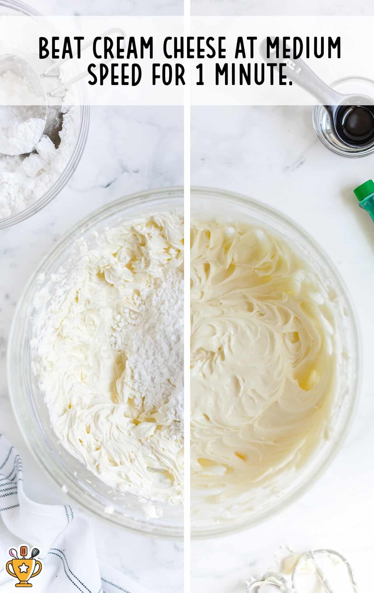 cream cheese in a bowl