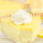 a Lemon Custard Pie