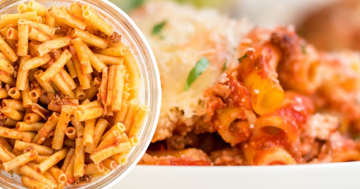 Baked Ziti in a bowl