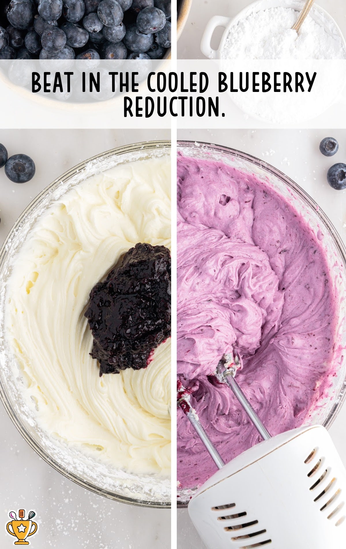 Blueberry Cream Cheese Frosting