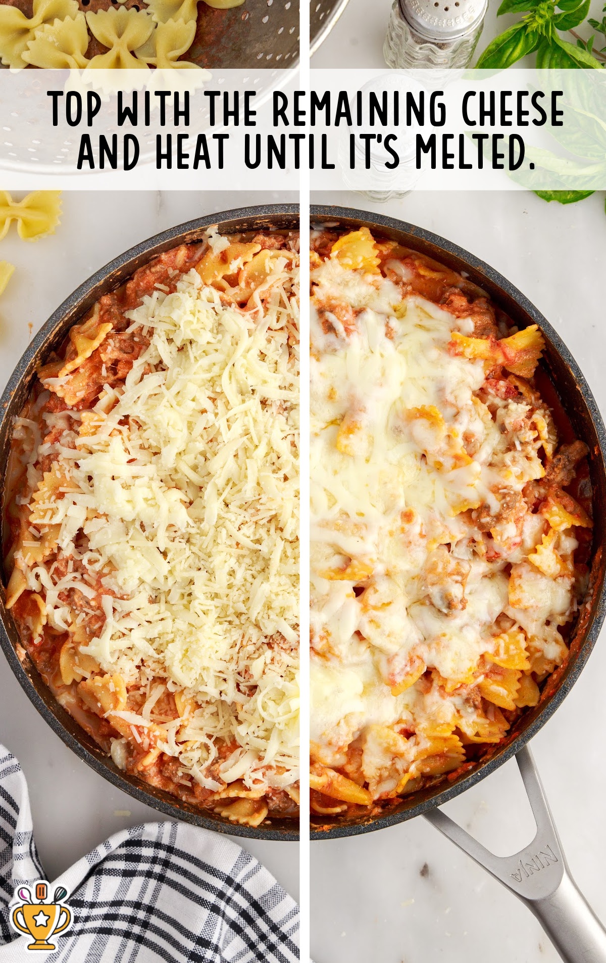 cheese on top