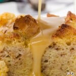 a piece of Bread Pudding