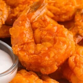 a close up photo of Buffalo Shrimp