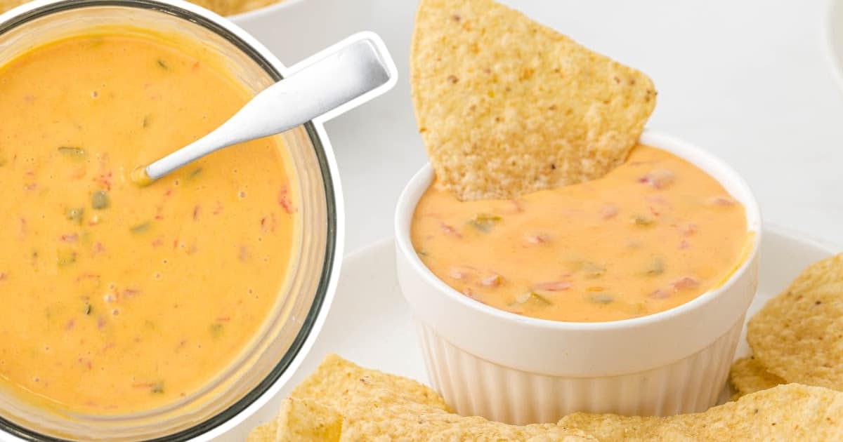 two bowls of Cheese Dip