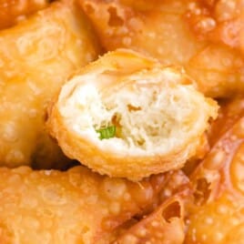 a bunch of Crab Rangoon
