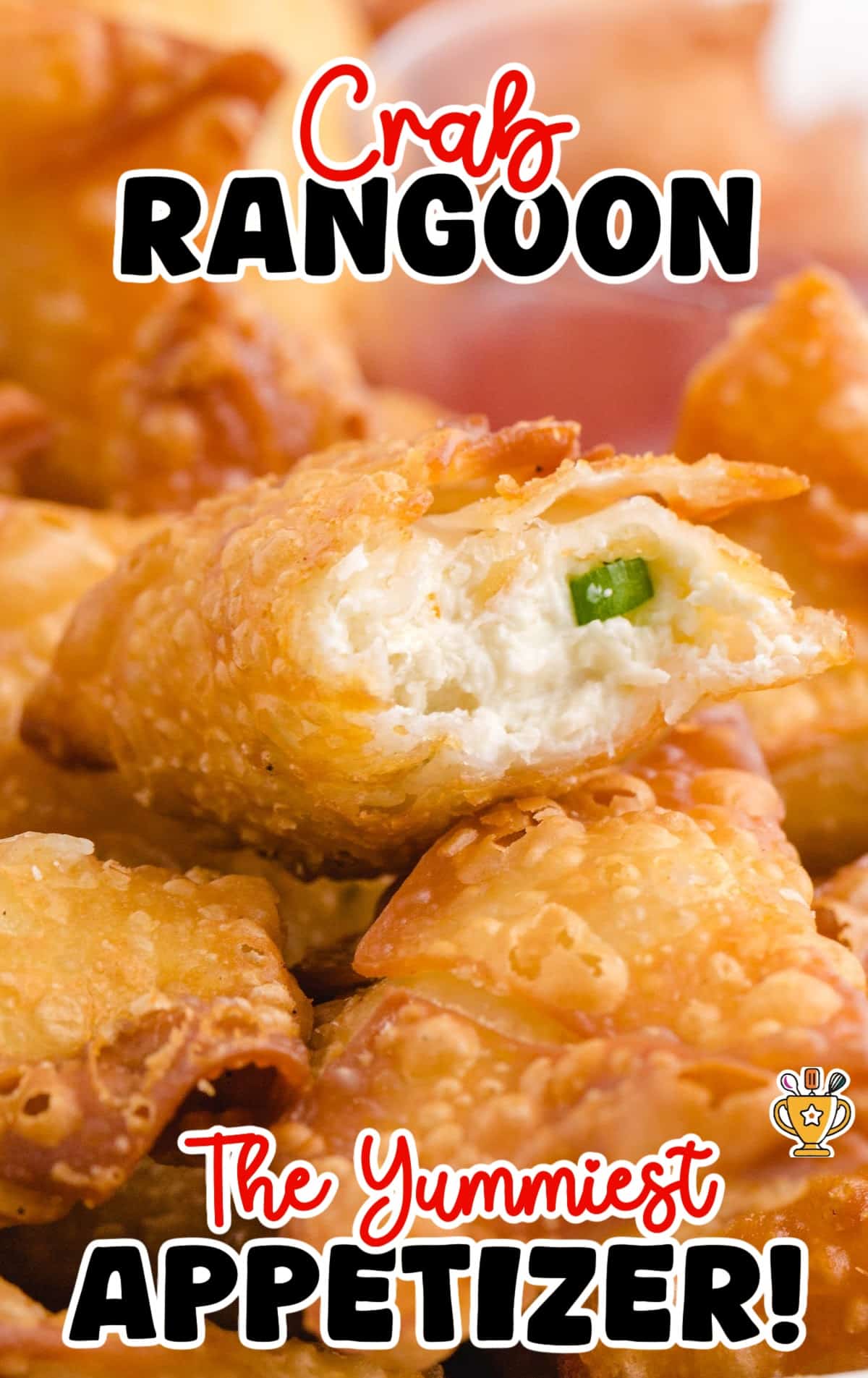 a bunch of Crab Rangoon