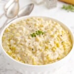 Creamed Corn in a bowl