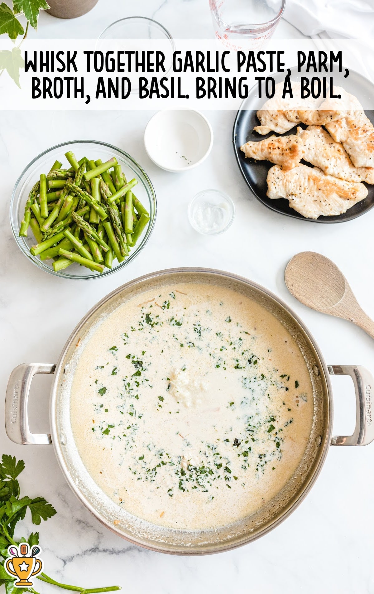 Creamy Chicken and Asparagus