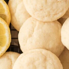 a bunch of Lemon Sugar Cookies