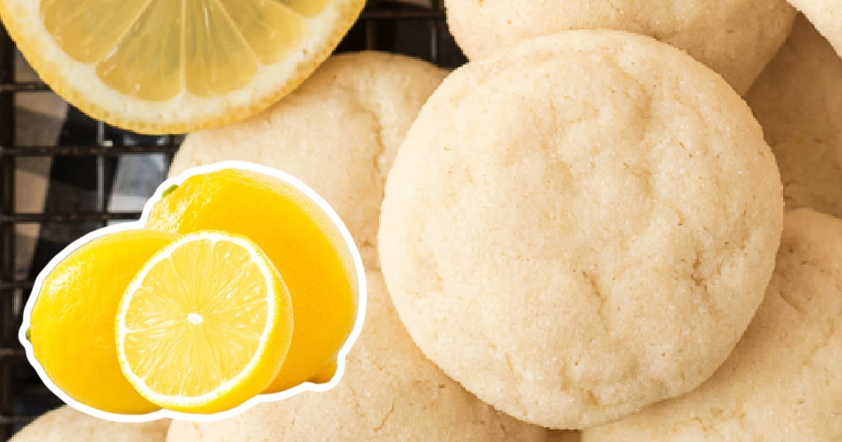a bunch of Lemon Sugar Cookies