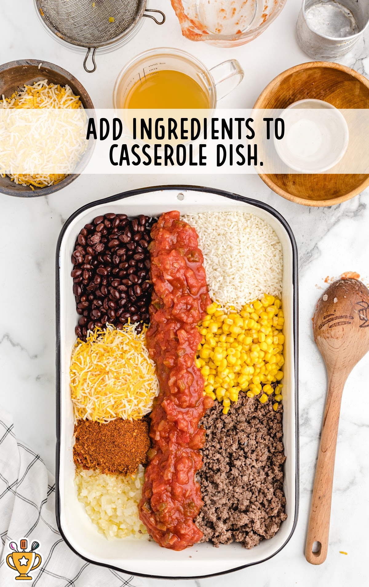Mexican Beef and Rice Casserole