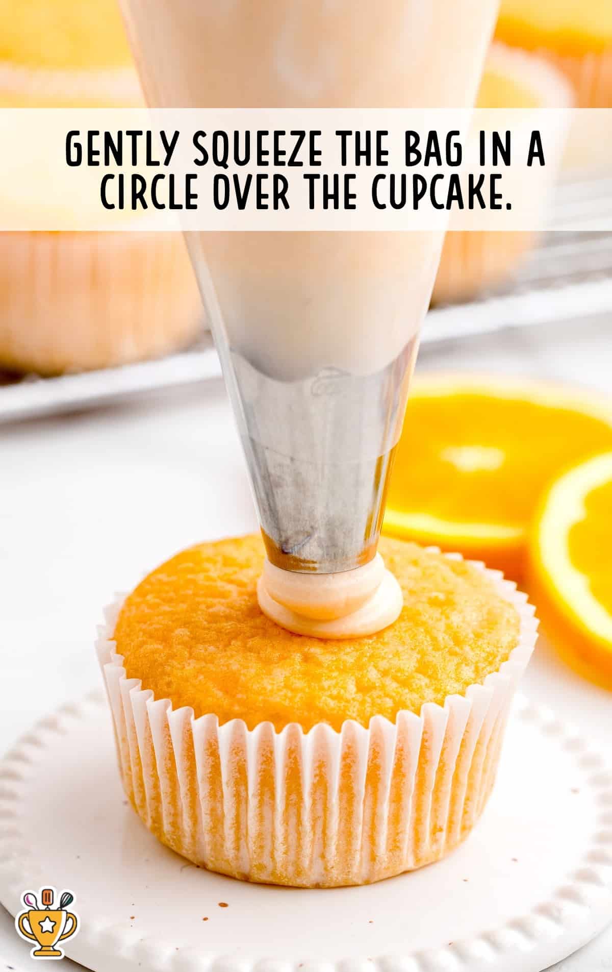 Orange Creamsicle Cupcakes