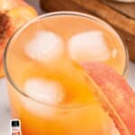Peach Cocktail in a glass