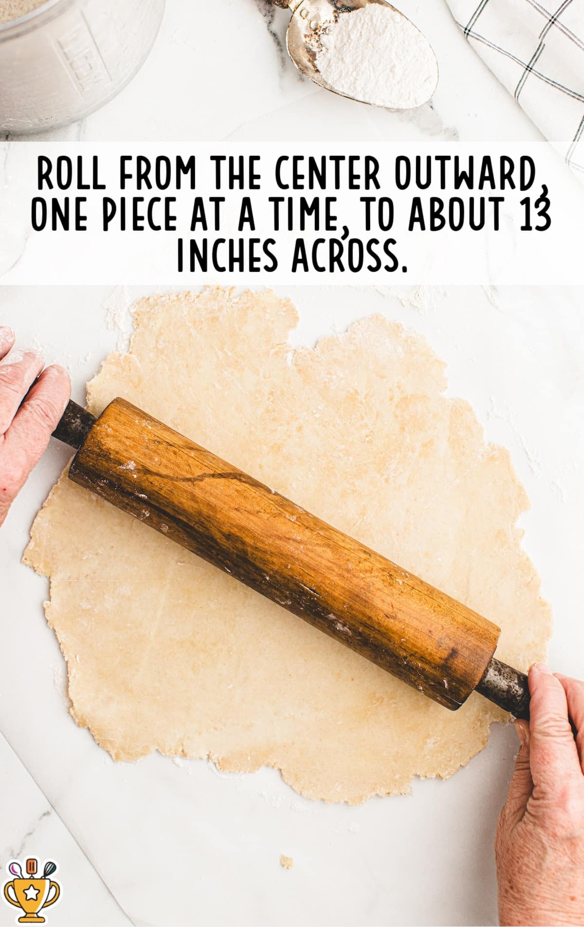 rolling the dough