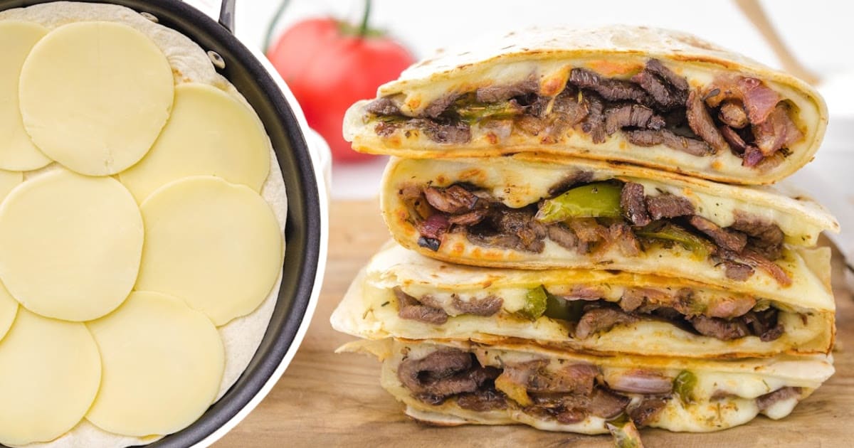 a bunch of Steak Quesadillas