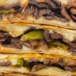 a pile of Steak Quesadillas