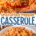 Unstuffed Pepper Casserole